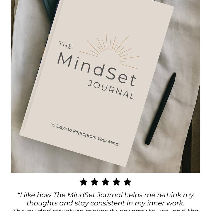 The Momentum Way – wholesale Journal/diary – The Mindset Journal: 40 Days to Rewire Your Mind for Success10