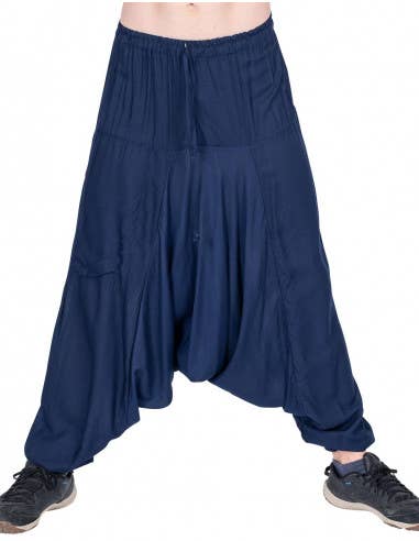 Men's Blue Harem Trousers for wholesale on Faire2
