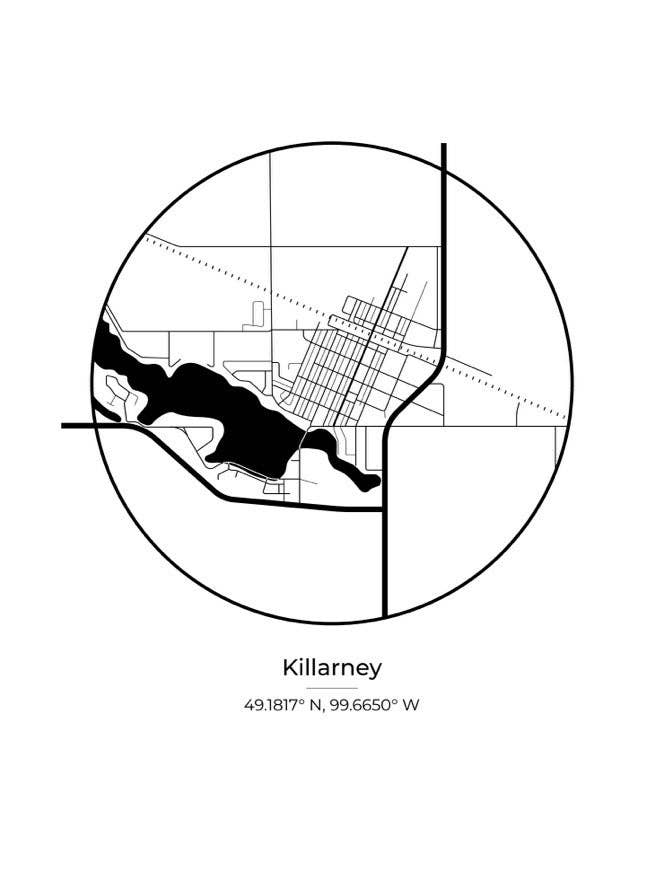 Plan de la ville {K-L} pour la vente par Wooden Arrow Designs