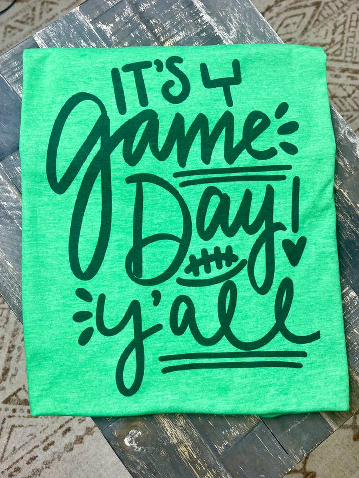 It’s game day y’all football -Tee- for wholesale by It's A Tee Party