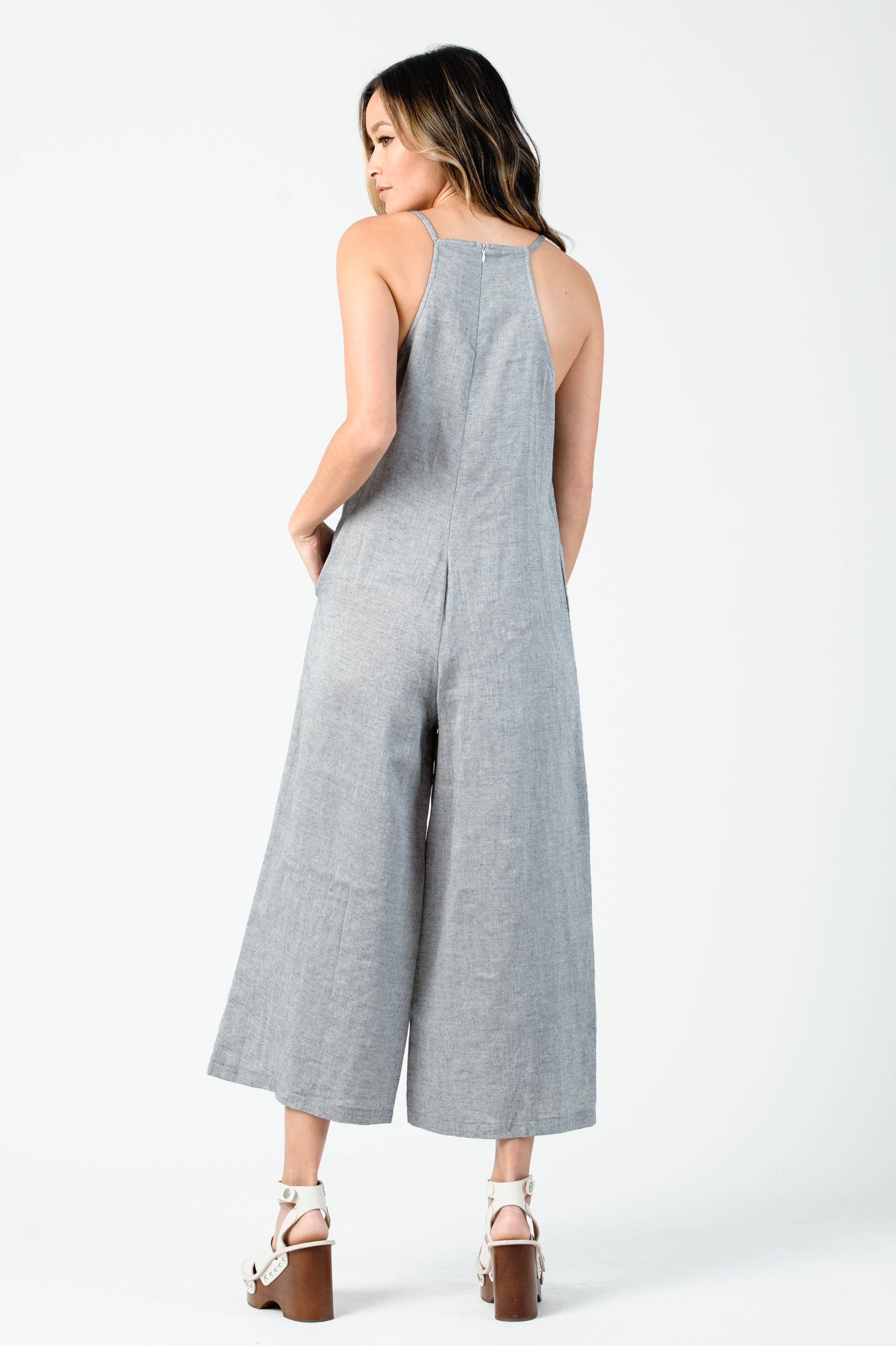 GARZA BLU TUTA GAUZY CAMI-GARZA BLU SCURO in vendita all'ingrosso su Faire2