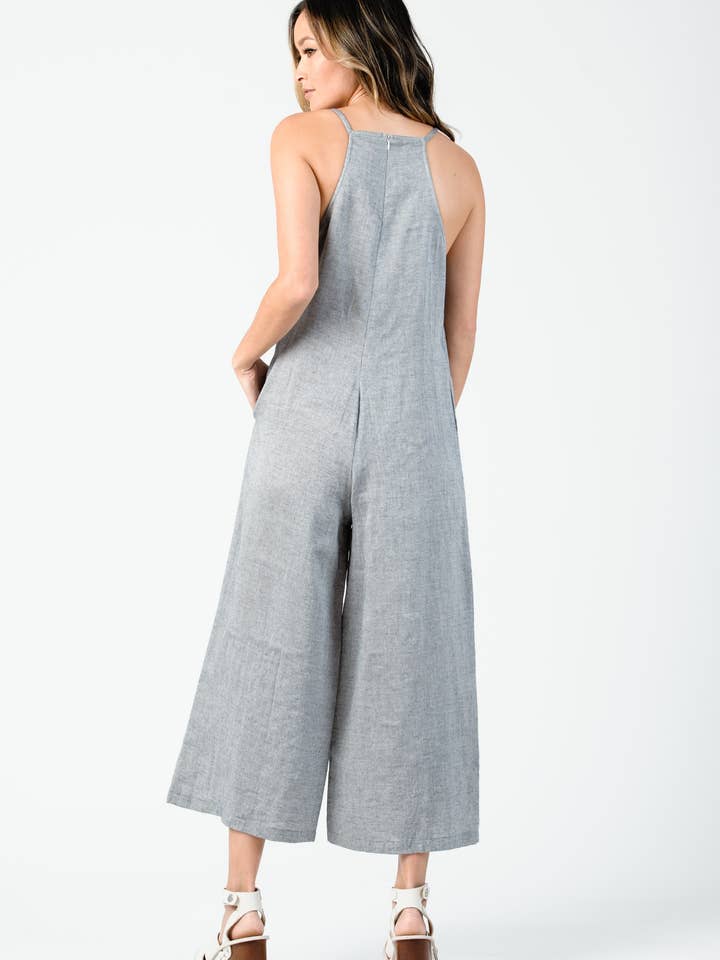 GARZA BLU TUTA GAUZY CAMI-GARZA BLU SCURO in vendita all'ingrosso su Faire2