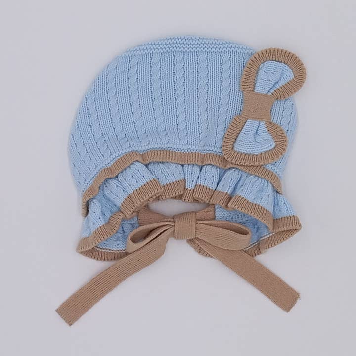 25242 CAPOTE FIOCCO A MAGLIA per la vendita all'ingrosso da parte di Rahigo Moda Infantil