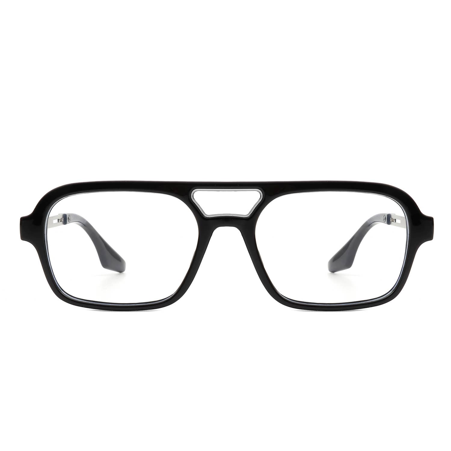 Cramilo Eyewear - Venta al por mayor Gafas de sol - Mujer - Gafas de sol estilo aviador retro cuadradas con barra en la frente14