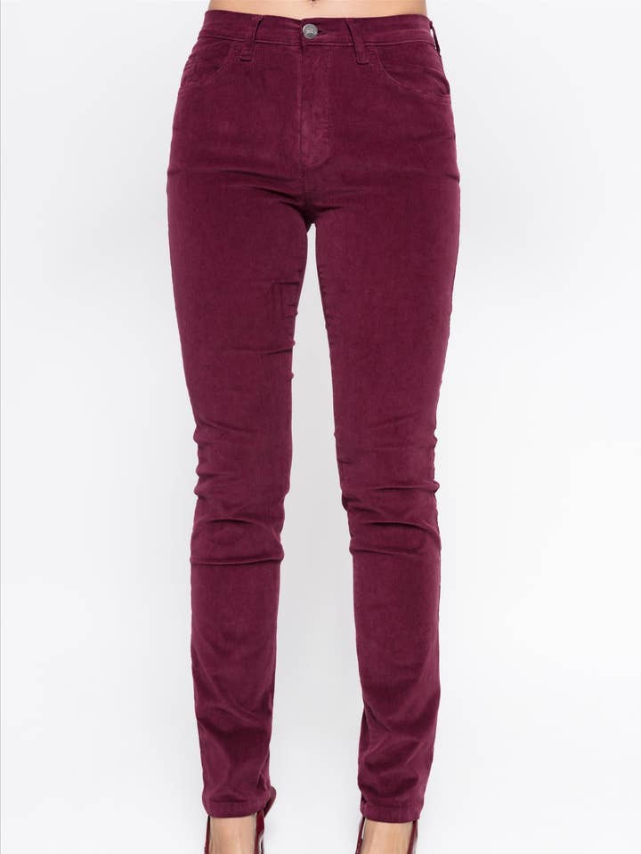 BASIC SLIM CORDUROY TROUSERS COLOR B2B for wholesale by CMS Love