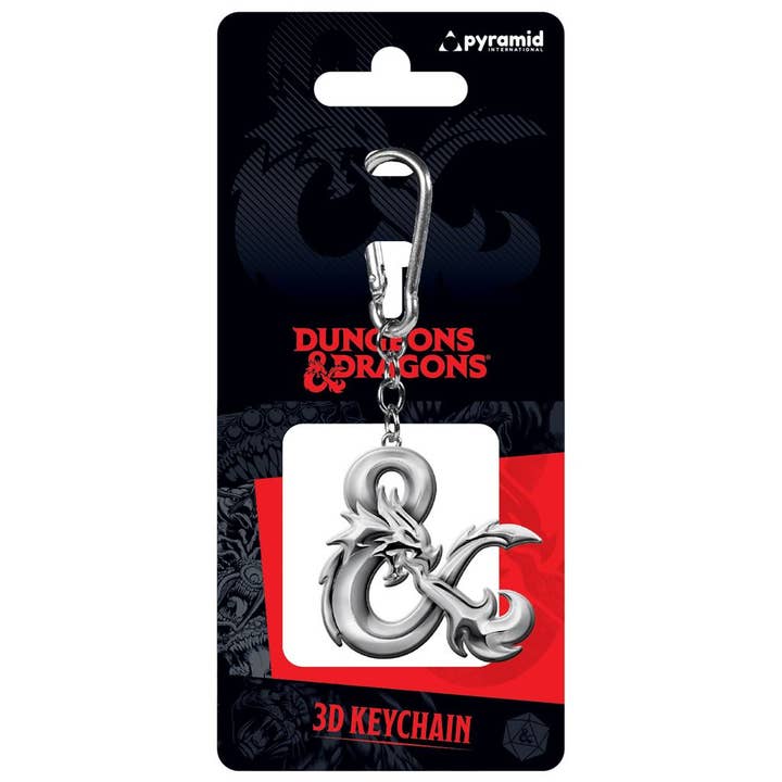 Dungeons & Dragons (Dragon Ampersand) Keychain for wholesale by Pyramid International