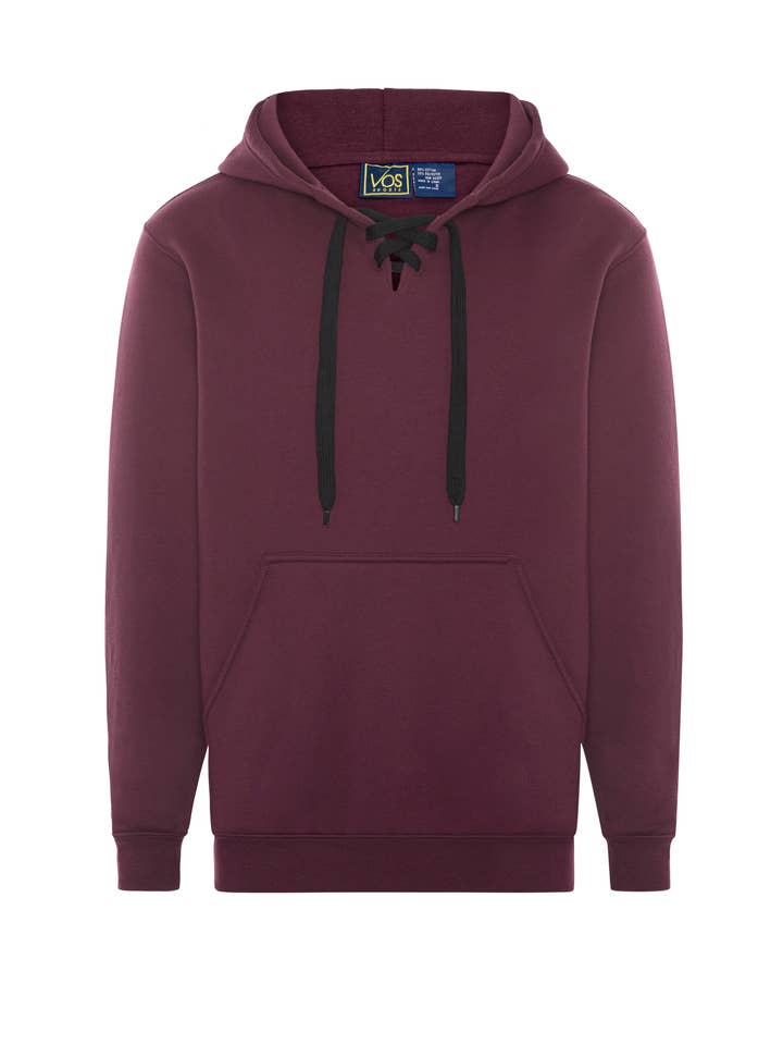 Vos Sports Inc. - Wholesale Hoodie - Unisex - 9801 12 oz. Unisex Hockey Style Hooded Pullover Sweatshirt with Laces13