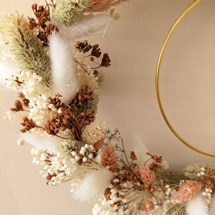 Maison Oline - Wholesale Ornament - HUGO | Crescent Moon Flower Wall Wreath3