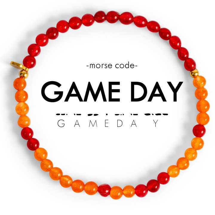 ETHICGOODS - Wholesale Beaded Bracelet - Morse Code Bracelet | GAME DAY3
