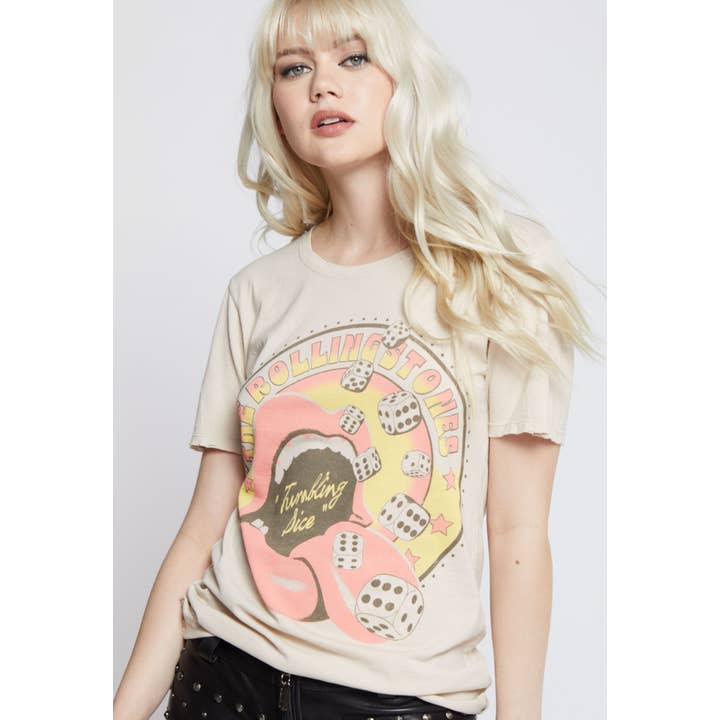 302571 - 1030 The Rolling Stones 1972 Boyfriend Tee for wholesale by Recycled Karma