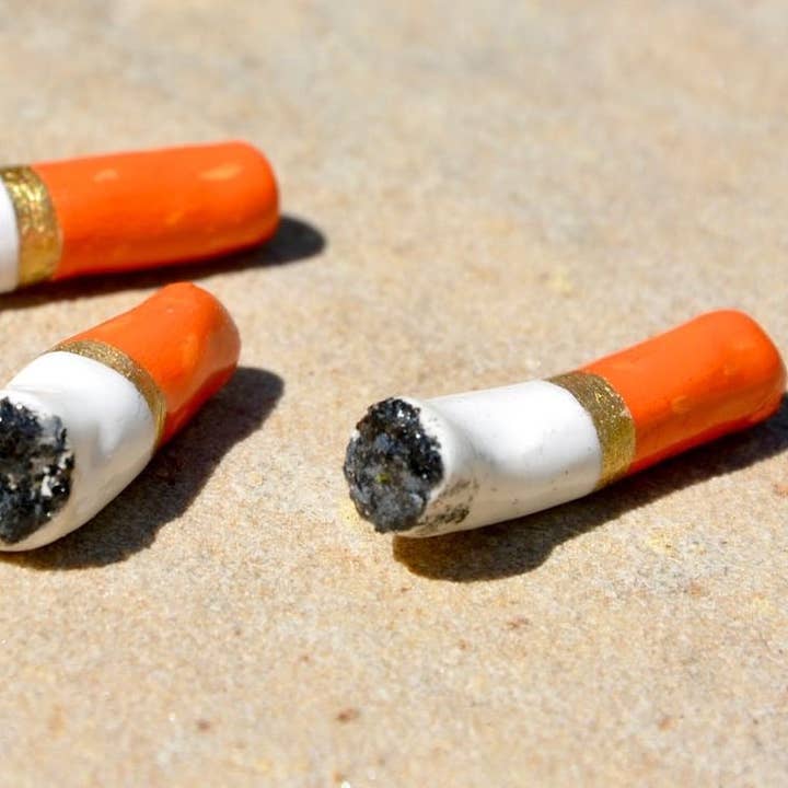 House of Savage - Wholesale Decorative Tabletop Object - CERAMIC CIGARETTES - SET OF THREE