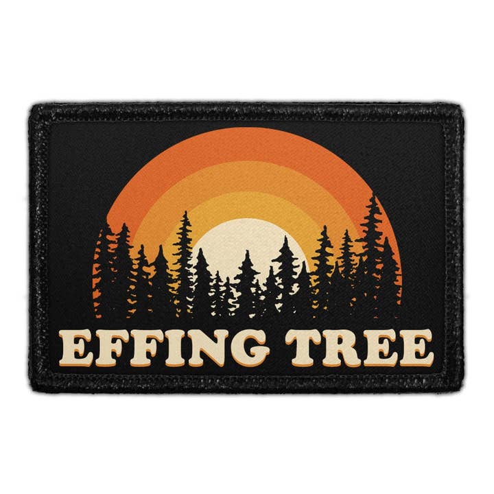 Effing Tree - Disc Golf - Removable Patch for wholesale by Pull Patch