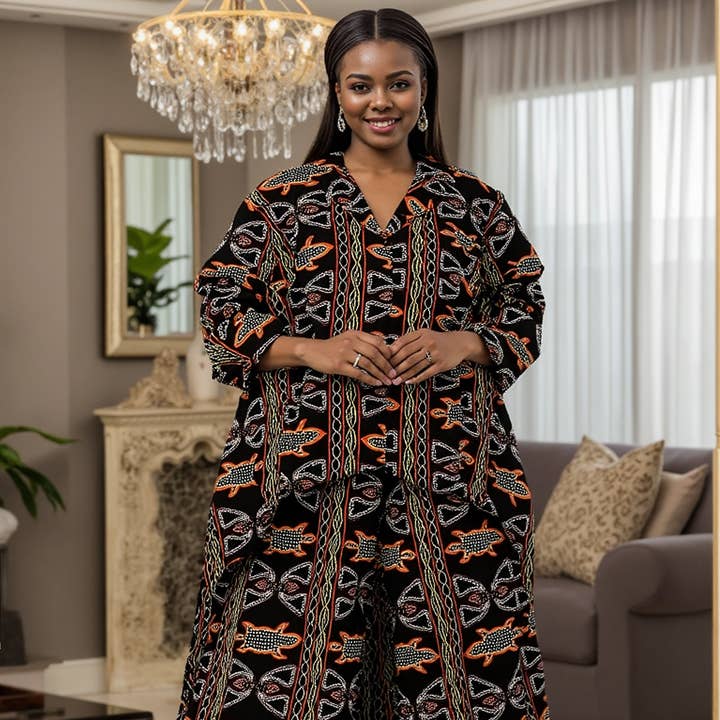 7906 P (Pant Set) - African Print 2pc Top & Pant Set and other Purchase Wholesale tuc tuc. Free Returns & Net 60 Terms on Faire trending on Faire.
