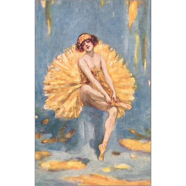 Greeting Card AP-205 Impressionistic Ballet Dancer for wholesale by Found Image Press