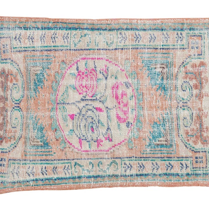 Tapis Oushak vintage 2,5 x 3,5 mm pour la vente par Old New House