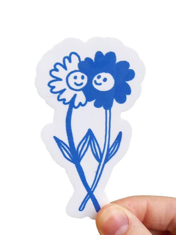 Frankie Blue Aufkleber, wasserfest, Motiv Gänseblümchen für den Großhandel von Frankie Blue