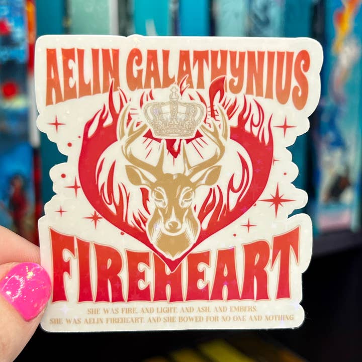 Aelin Galathynius Throne of Glass Holographic Sticker and other Purchase Wholesale aemilius. Free Returns & Net 60 Terms on Faire trending on Faire.