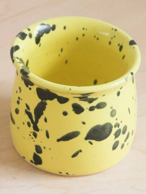 Yellow Vessel for wholesale by keraclay