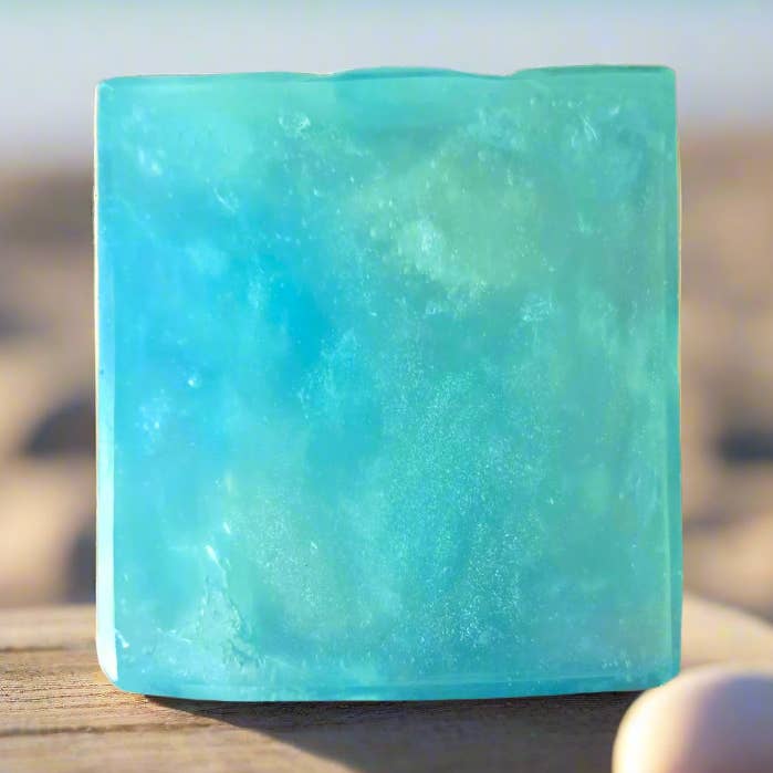 Sea Glass Glycerin Soap | Clean Citrus and Ocean Scent for wholesale by Pretty Soap Co.