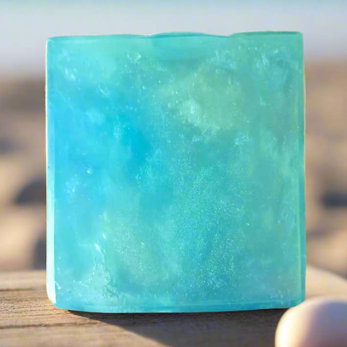 Sea Glass Glycerin Soap | Clean Citrus and Ocean Scent for wholesale by Pretty Soap Co.