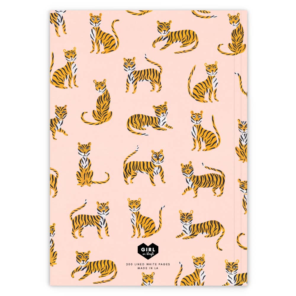 Girl w/ Knife - Wholesale Journal/Diary - Journal Of Wild Ideas - Tigers1