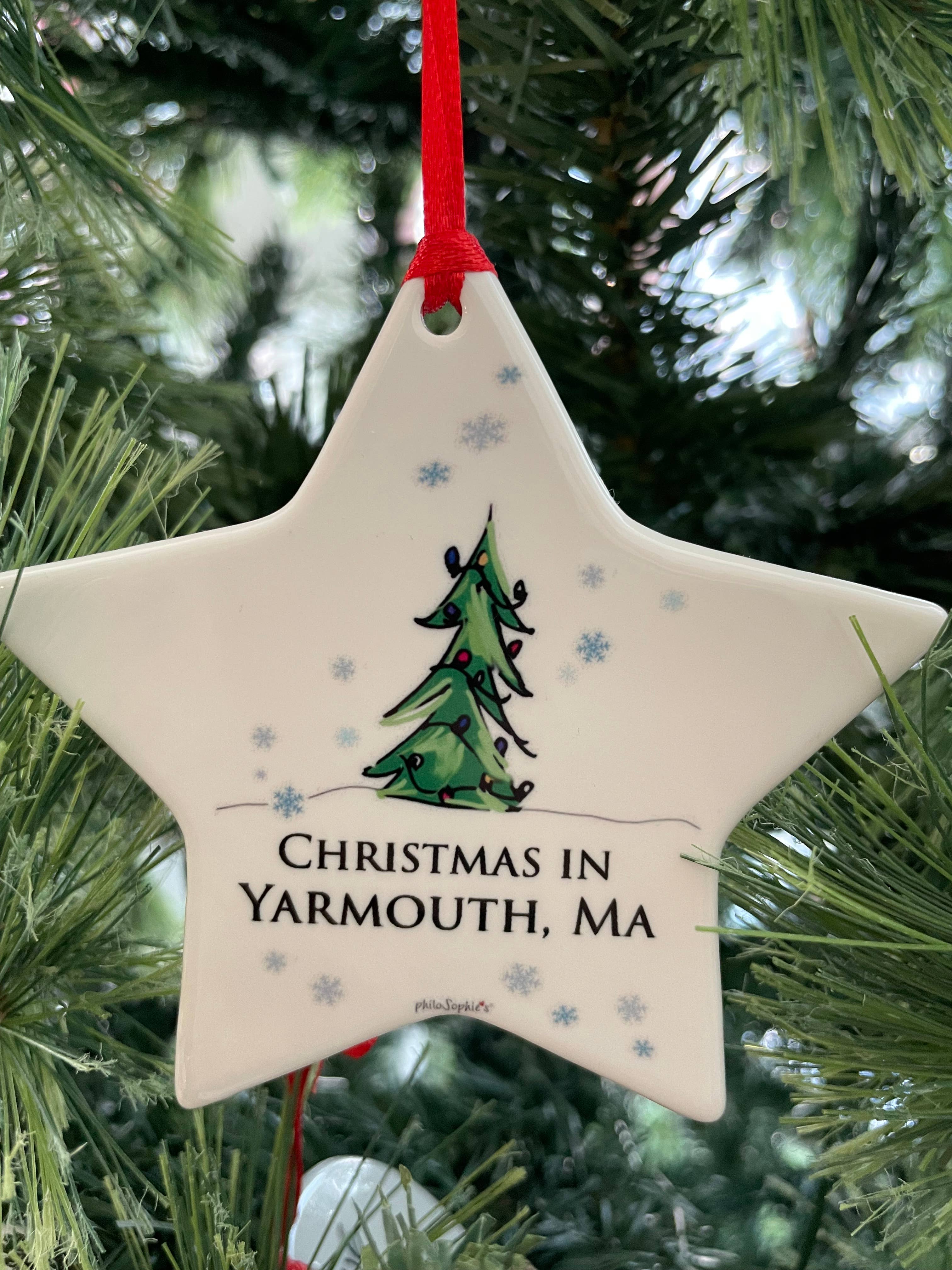 philoSophie's Stationery & Gifts - Wholesale Ornament - Name Drop Christmas Tree, Personalized Ornament1