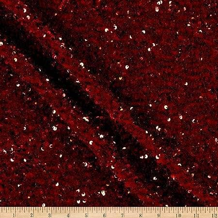Fabrics Star - Wholesale Fabric - Stretch Velvet Sequin Fabric, Glitter Spandex Material 48 Inch in Width | Arts and Crafts32