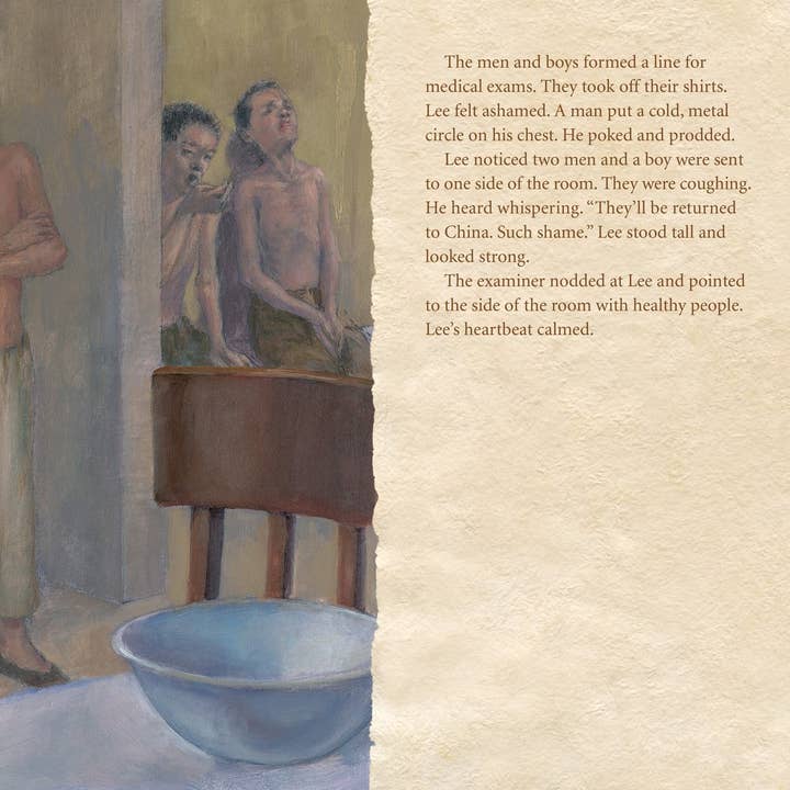 Sleeping Bear Press - Wholesale Middle Grade Book (9-12) - Paper Son: Lee's Journey to America Picture Book3