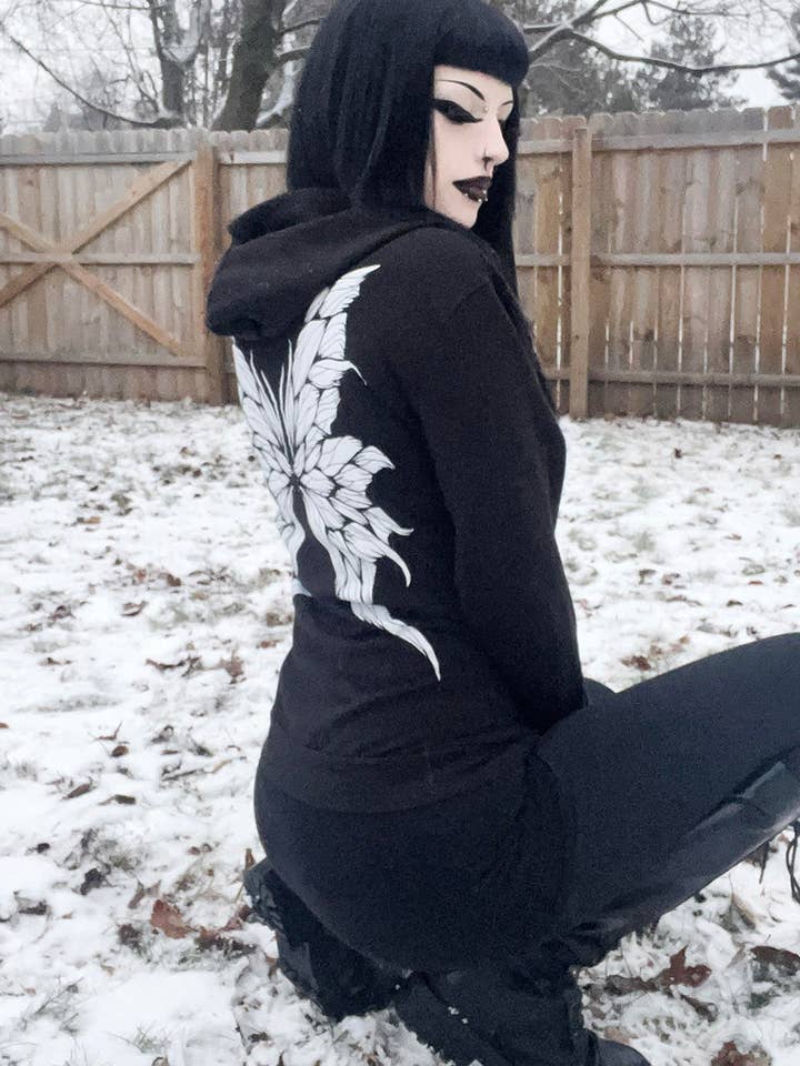 Felpa con cappuccio Fata Oscura per la vendita all'ingrosso da parte di vampirefreaks