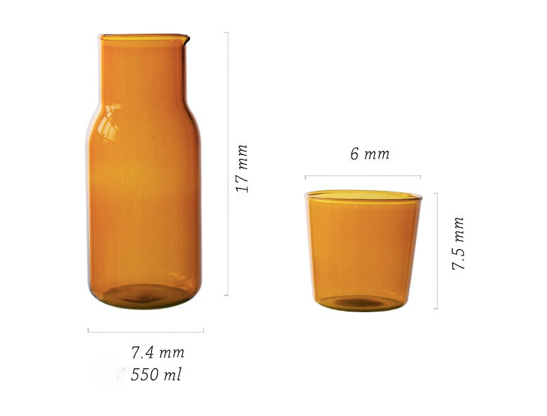 IVORE.GROUP (We cover All Import duty) - Wholesale Drinking Glass/Cup - Multi-use Glass Bottle0