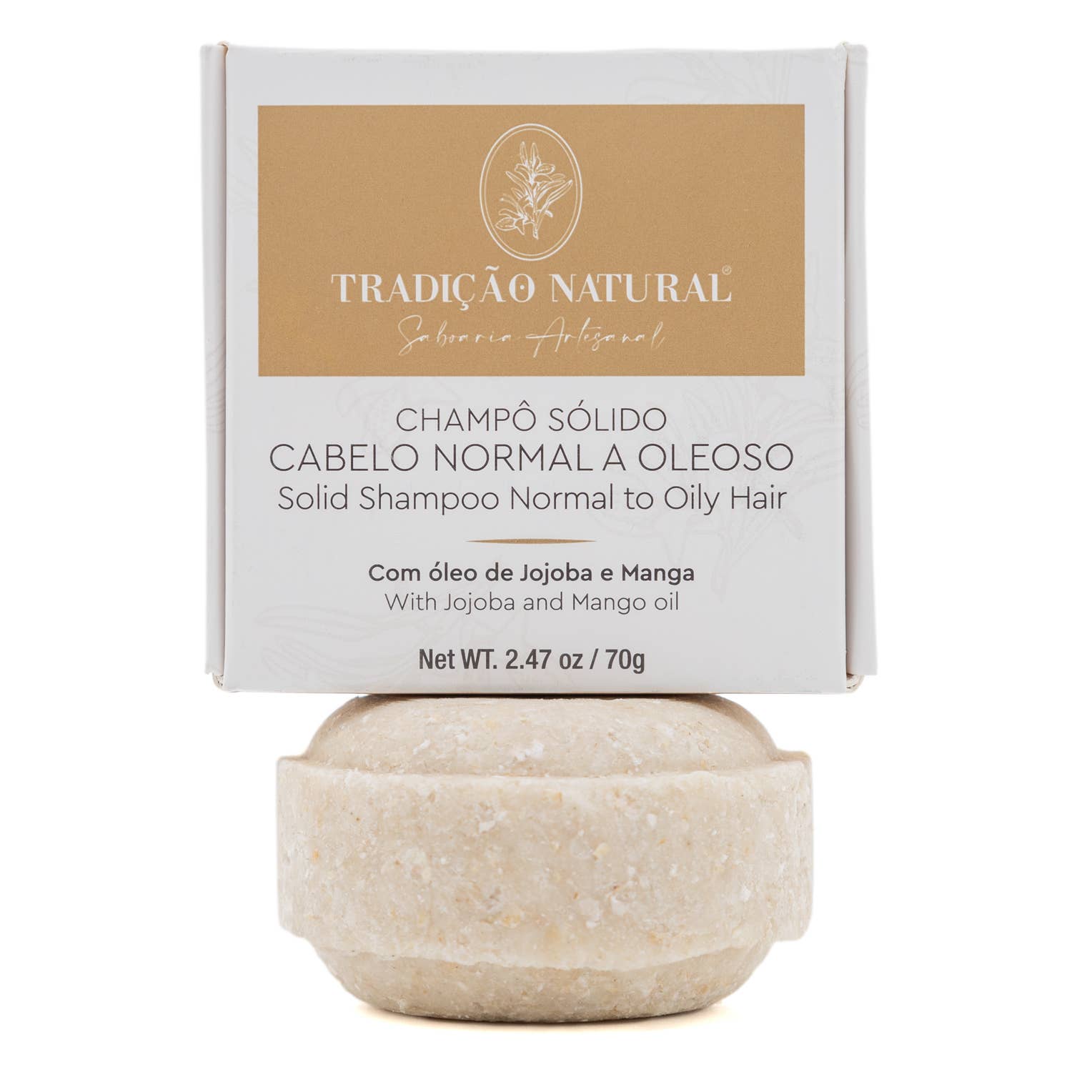 Tradição Natural - Wholesale Shampoo Puck/Solid Shampoo - Normal to oily hair - Solid shampoo - Handmade - 70 g4