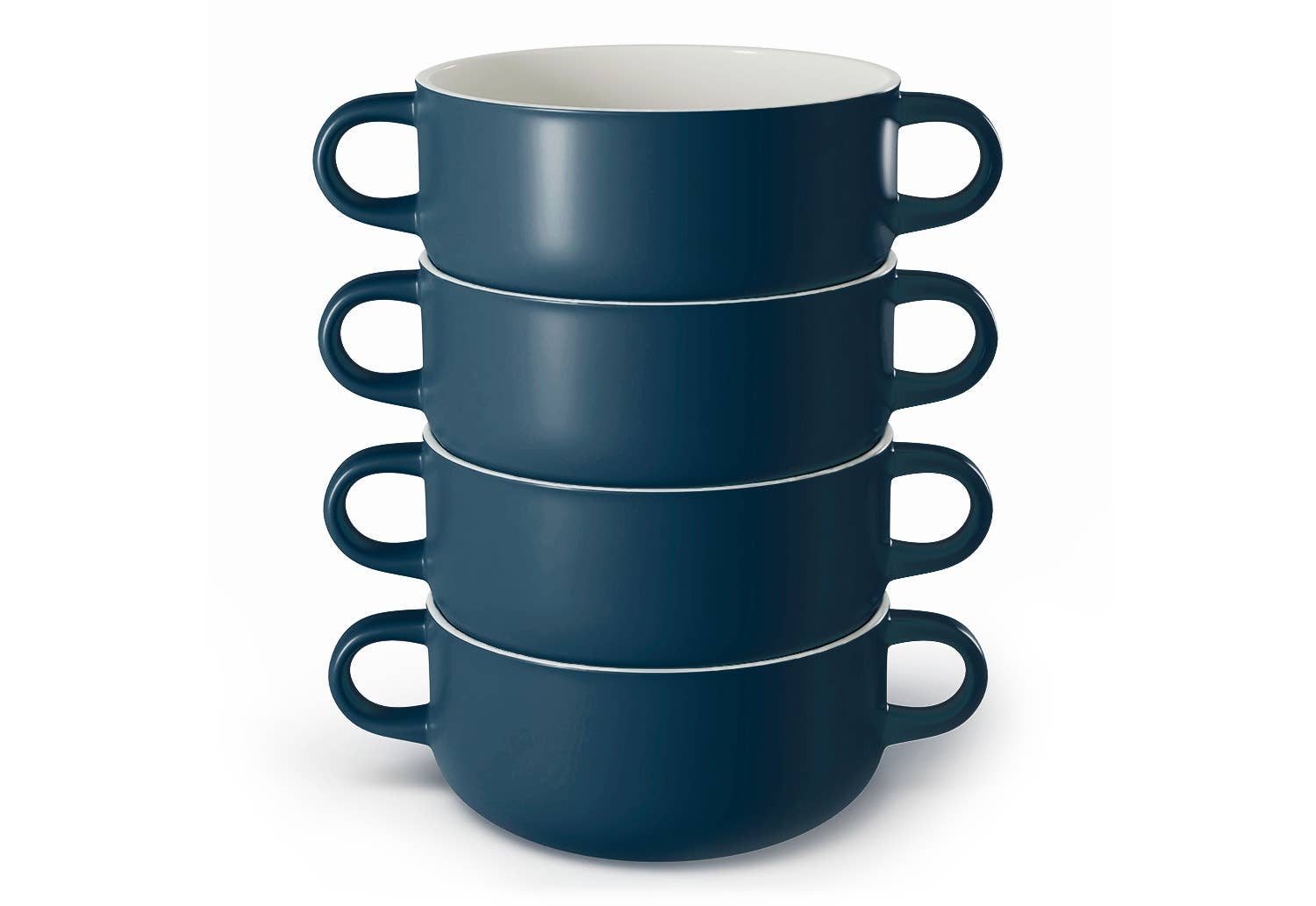 Kook - Wholesale Serve Bowl - Kook Ceramic Soup Crocks, 18 oz, Set of 46