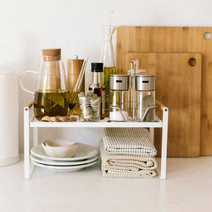 Andrea House - Wholesale Kitchen Storage/Organizer - White metal kitchen organizer