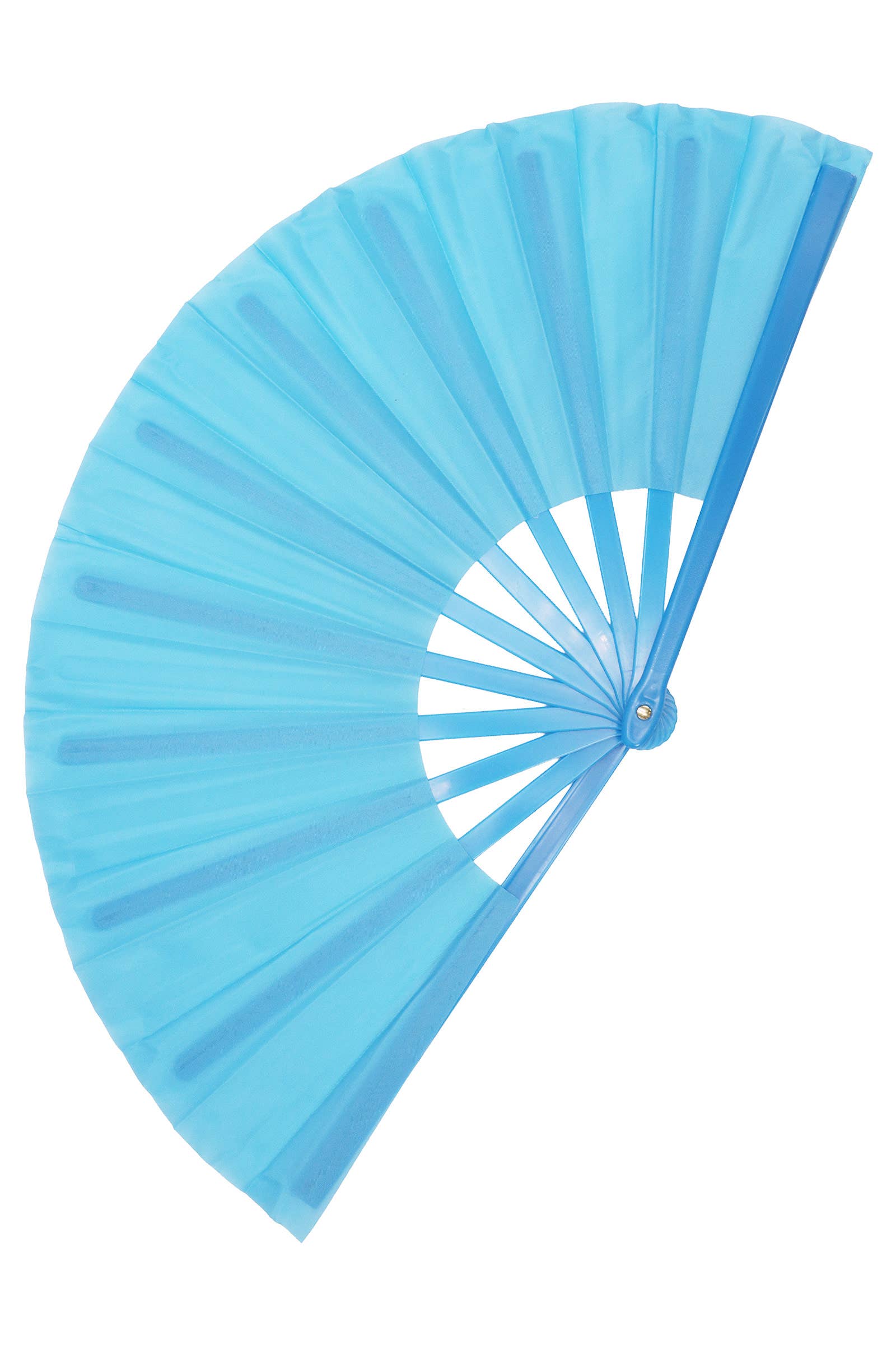 ASSORTED Large Solid Line Dance Folding Fan - 13 Inch for wholesale on Faire12