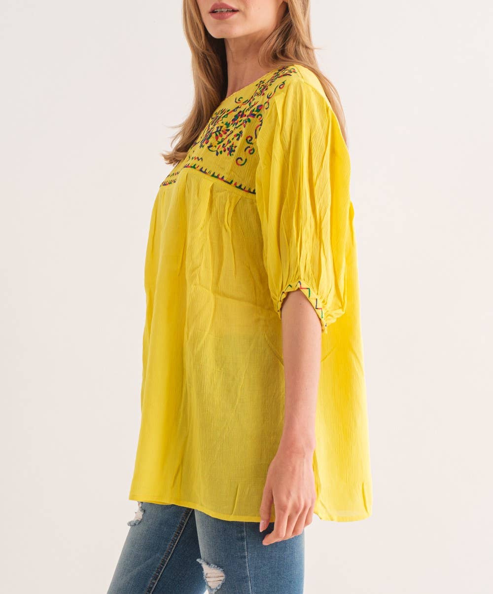 Raj Trading & Imports (USA) Inc. - Vendita all'ingrosso Camicetta - Donna - Top Ricamato Miley8