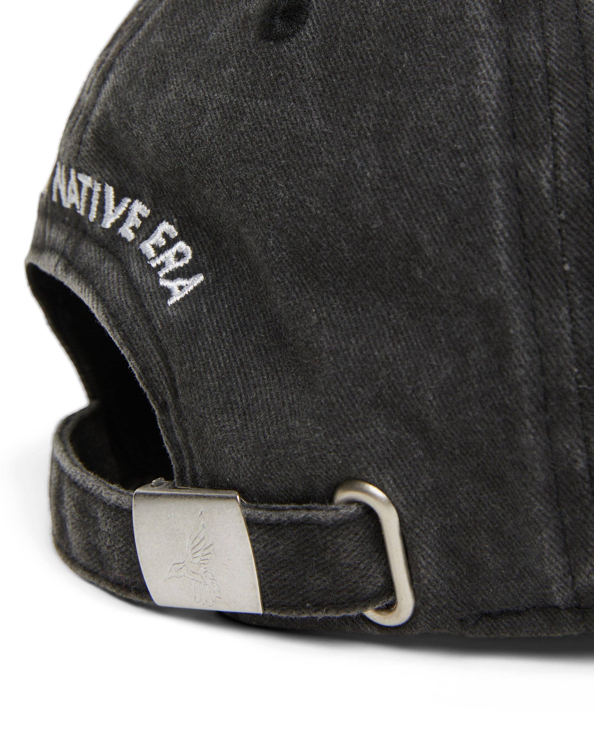 Urban Native Era - Wholesale Baseball Cap - Unisex - 'YOU ARE ON NATIVE LAND' DAD CAP - BLACK4