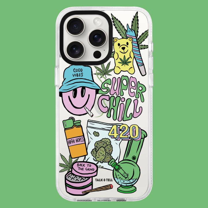 Capa iPhone 420 Super Chill 420 por atacado de Talk and Tell