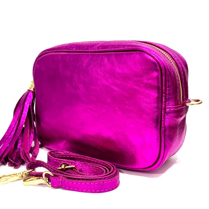 Cassette Barcelona - Wholesale Crossbody bag – Women's - Cassette - Tutti Frutti Crossbody Metallic Fuschia2