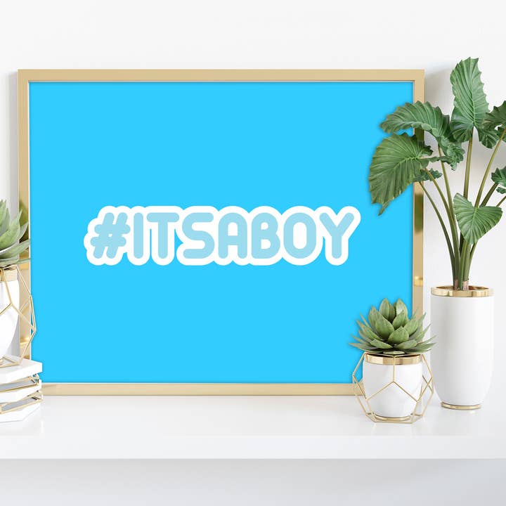 Star Editions – wholesale Art print – Hashtag Itsaboy - 11X14” Premium Art Print0