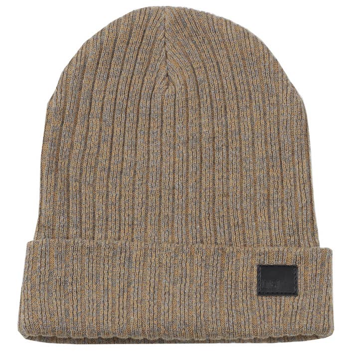 Gorro Castanho & Carvão Melange por atacado de DIBI