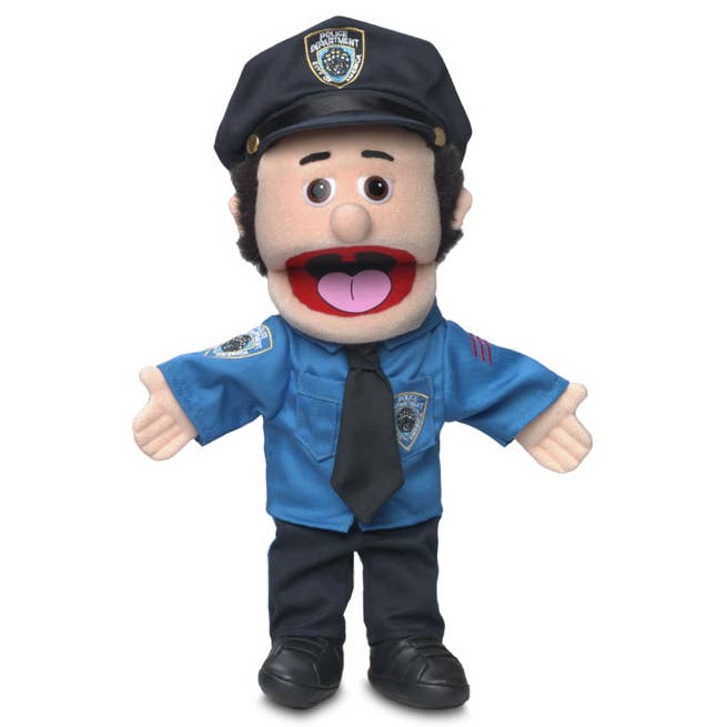 Silly Puppets - Venta al por mayor Marioneta - Niños y bebés - Silly Puppets Policía, Melocotón (14")