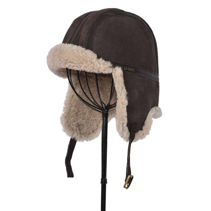 Owen Barry Ltd - Wholesale Trapper/Bomber Hat - Unisex - Sheepskin Trapper Hat | Aviator Flying Hat / Bomber Hat4