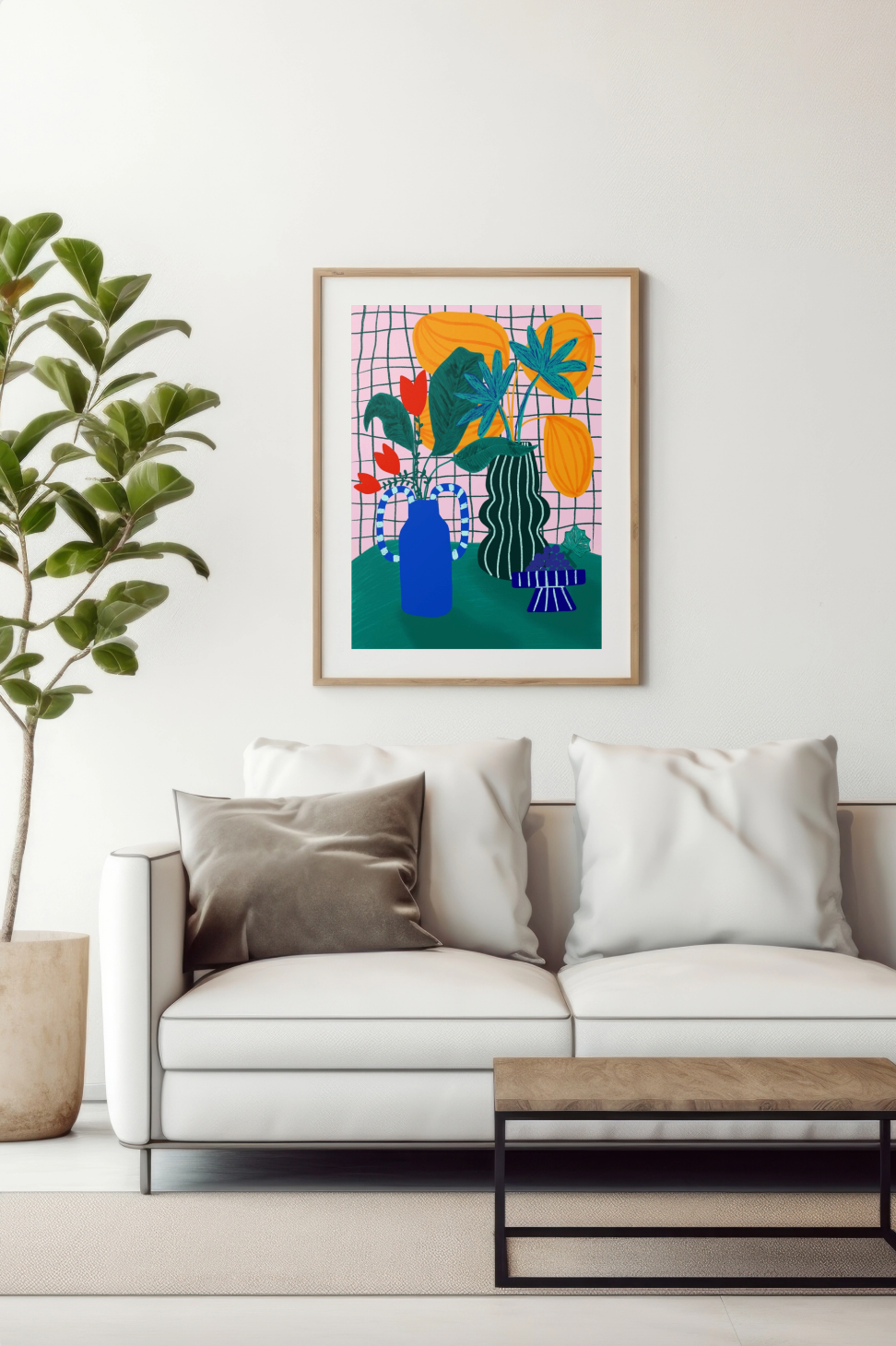 Teresa Rego - Wholesale Art Print - Grapes and Leaves Fine ARt Print3