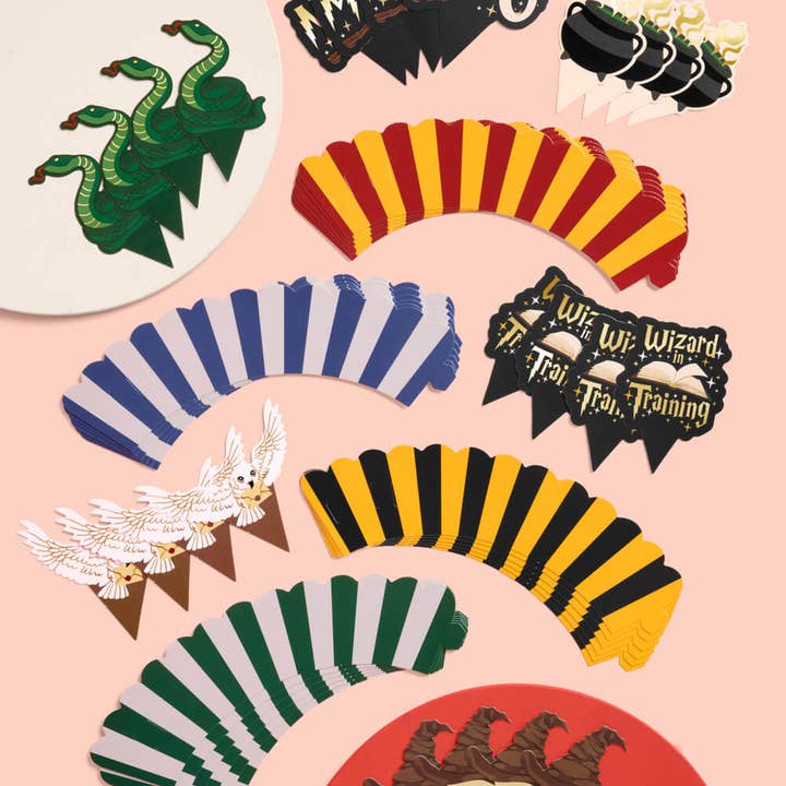 xo, Fetti - Wholesale Cake/Cupcake Topper - Wizard Cupcake Set - 24 sets of liners + toppers, magic kids1