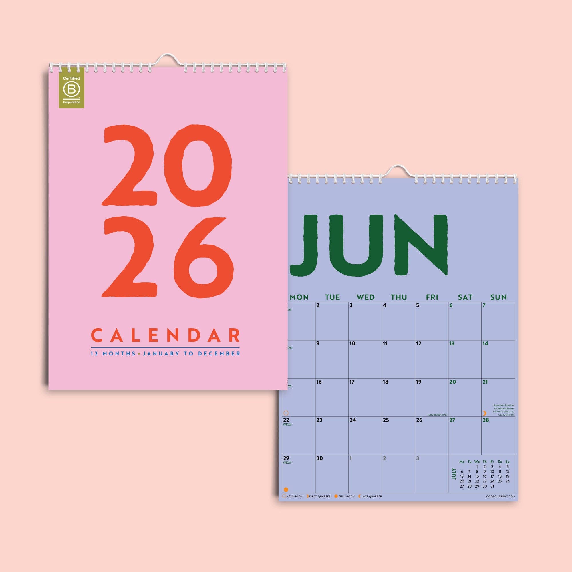 Good Tuesday (Once Upon a Tuesday) - Wholesale Calendar - 2026 Calendar | Colourburst | A47