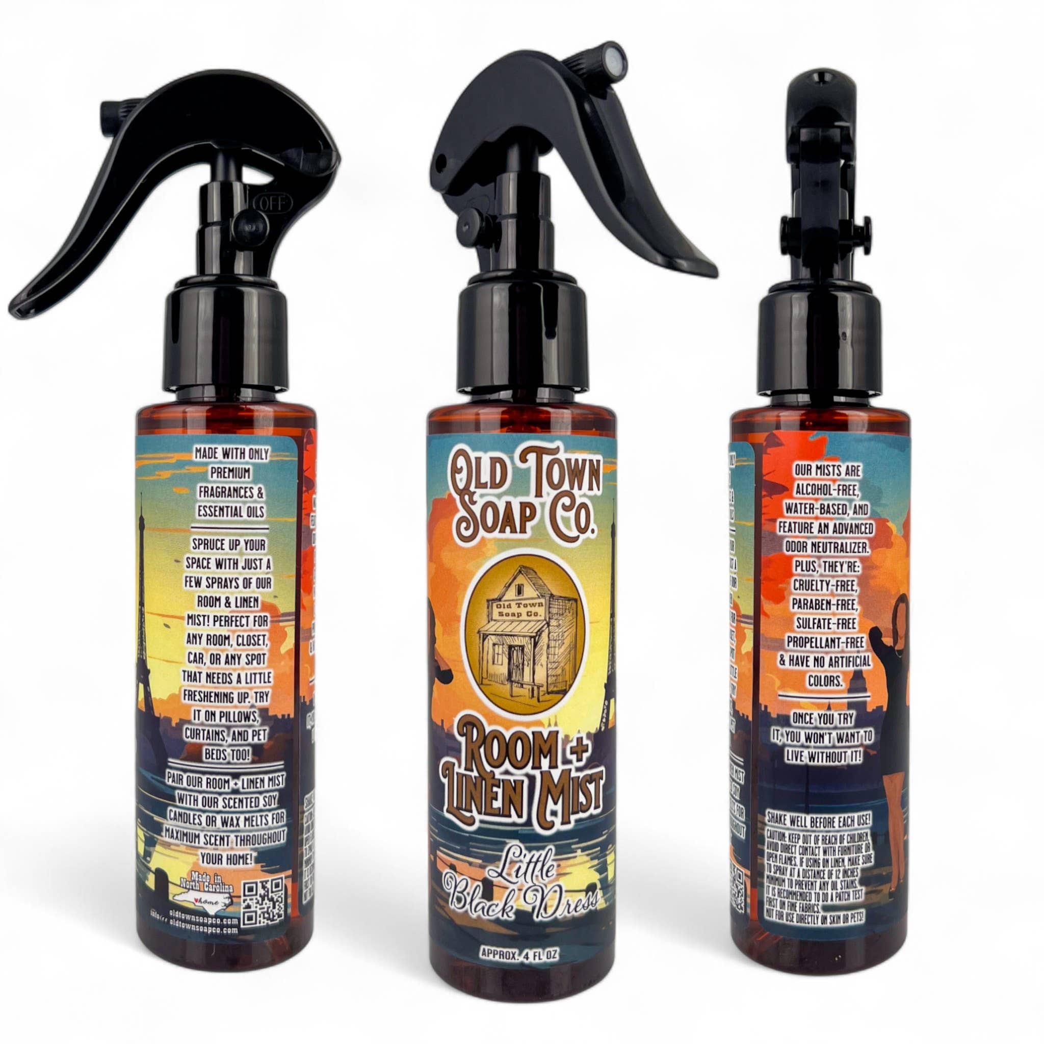 Old Town Soap Co. - Vendita all'ingrosso Spray per tessuti e ambienti - Room + Linen Mist - 14 Fragranze - Rinfresca la tua stanza4