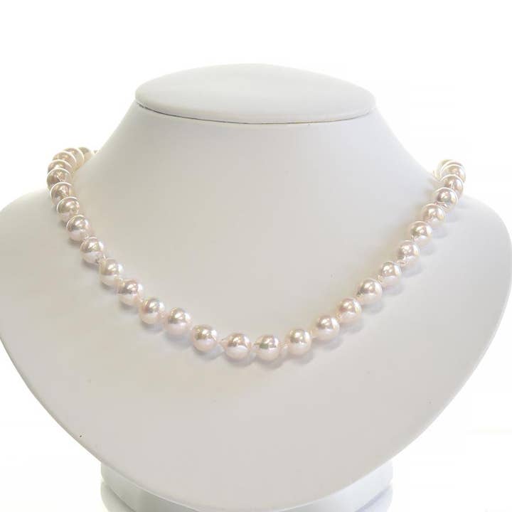 Colar de pérolas barrocas japonesas Akoya por atacado de Amit Pearl Trading Company