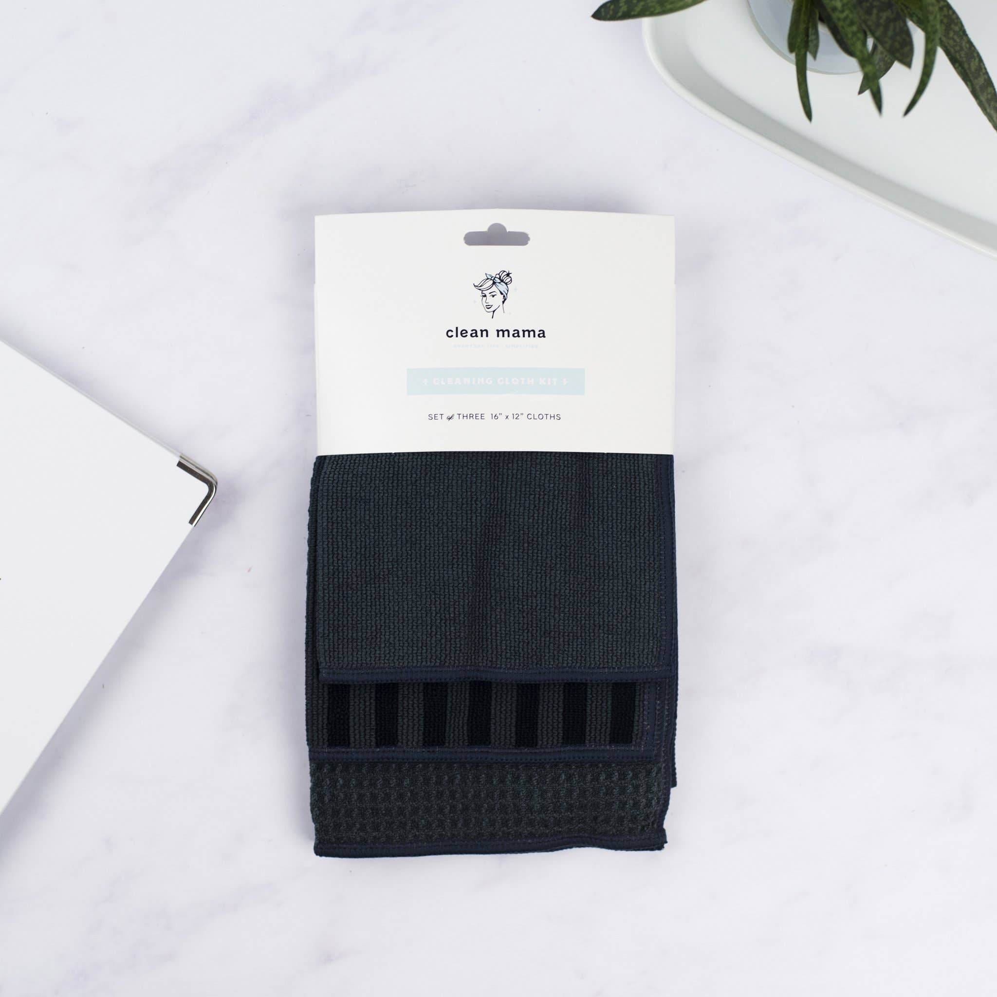 KAF Home - Vente Torchon - Ensemble de 3 chiffons de nettoyage Clean Mama0