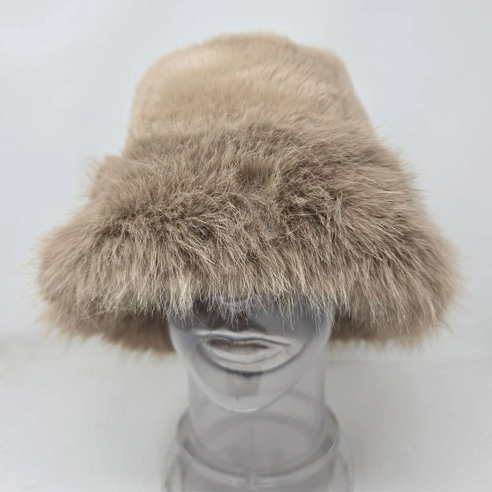 Sensibling Corp. – Großhandel Bucket Hat – Damen – Kunstpelz Weicher Plüsch Winter Bucket Hat1