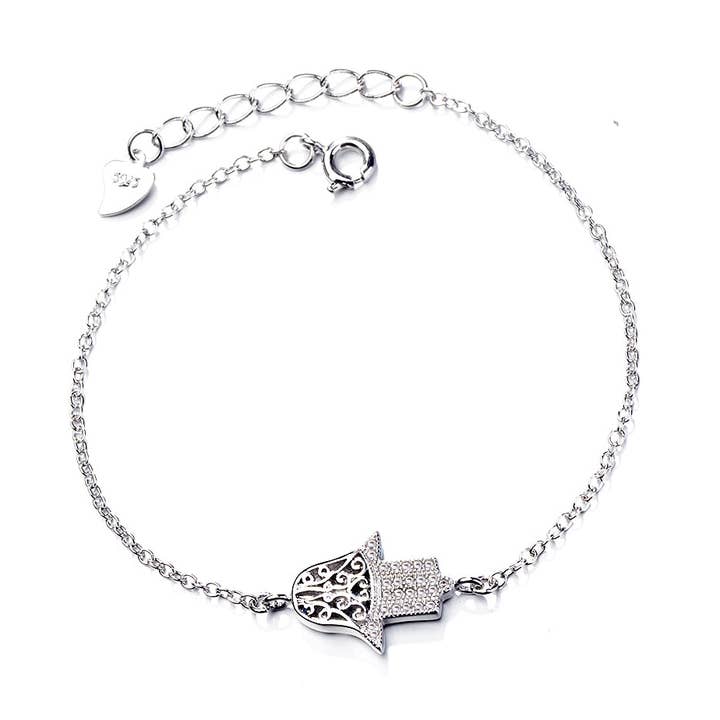 Amy and Annette 18K Gold Hamsa Bracelet for wholesale by Amy and Annette